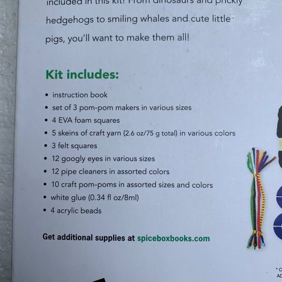 Woolly Pets - Marty the Rabbit - by Spice Box - Ages 8 and up - Picture 6 of 6